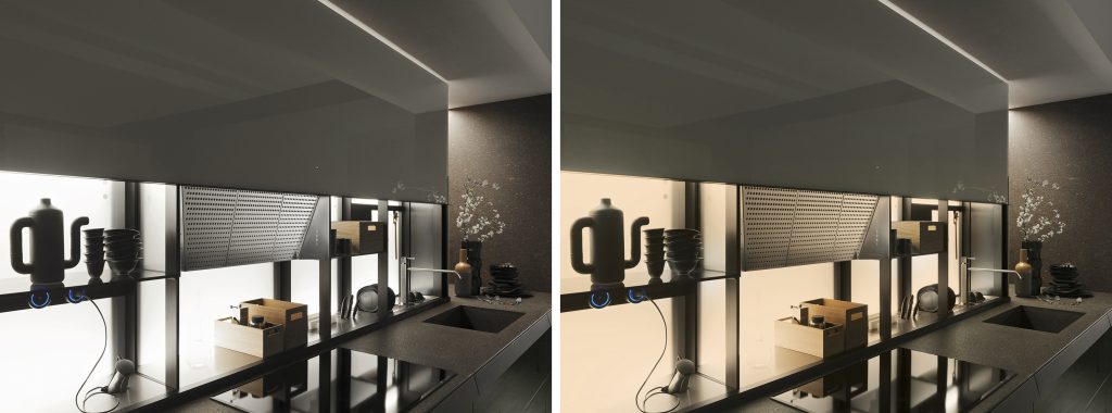 luce bianca migliore luce in cucina