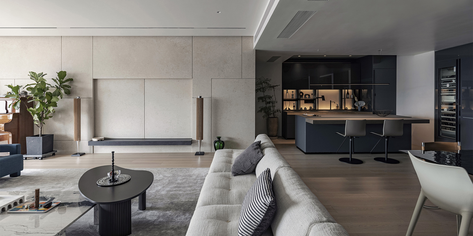 top luxury interiors featuring Valcucine kitchen in Shanghai