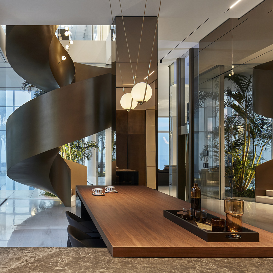 Architectural Integration in a penthouse in Israel Architectural Integration in a penthouse in Israel