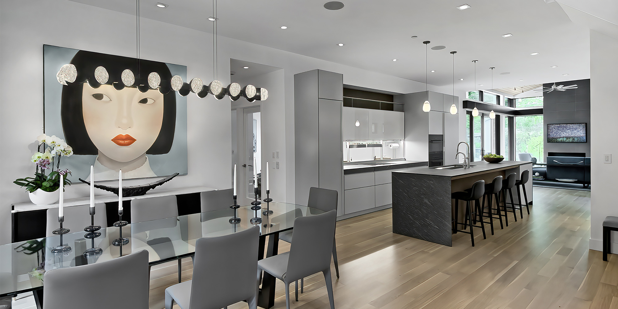 PASSIVE HOUSE IN ILLINOIS with premium sustainable kitchen by valcucine