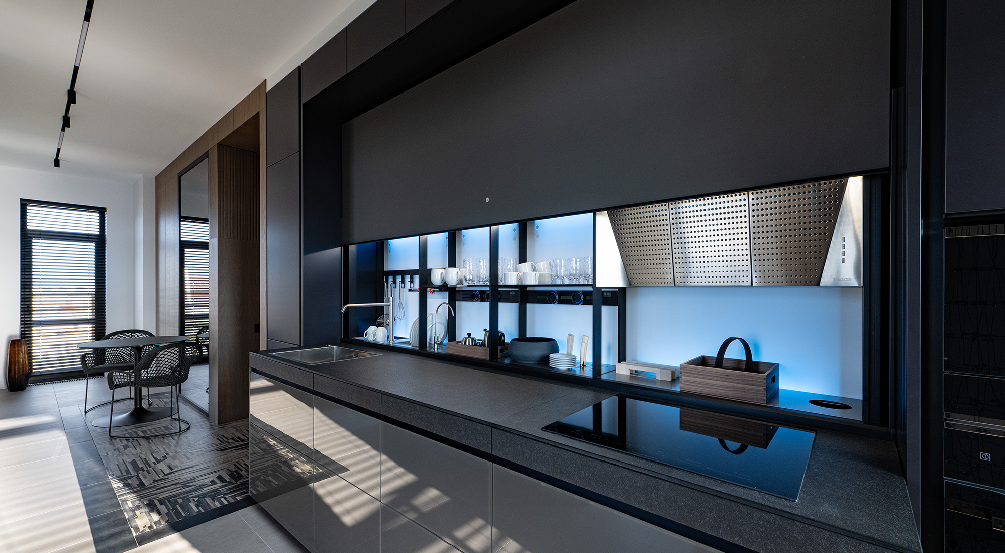 smart living design apartment with premium kitchen by Valcucine