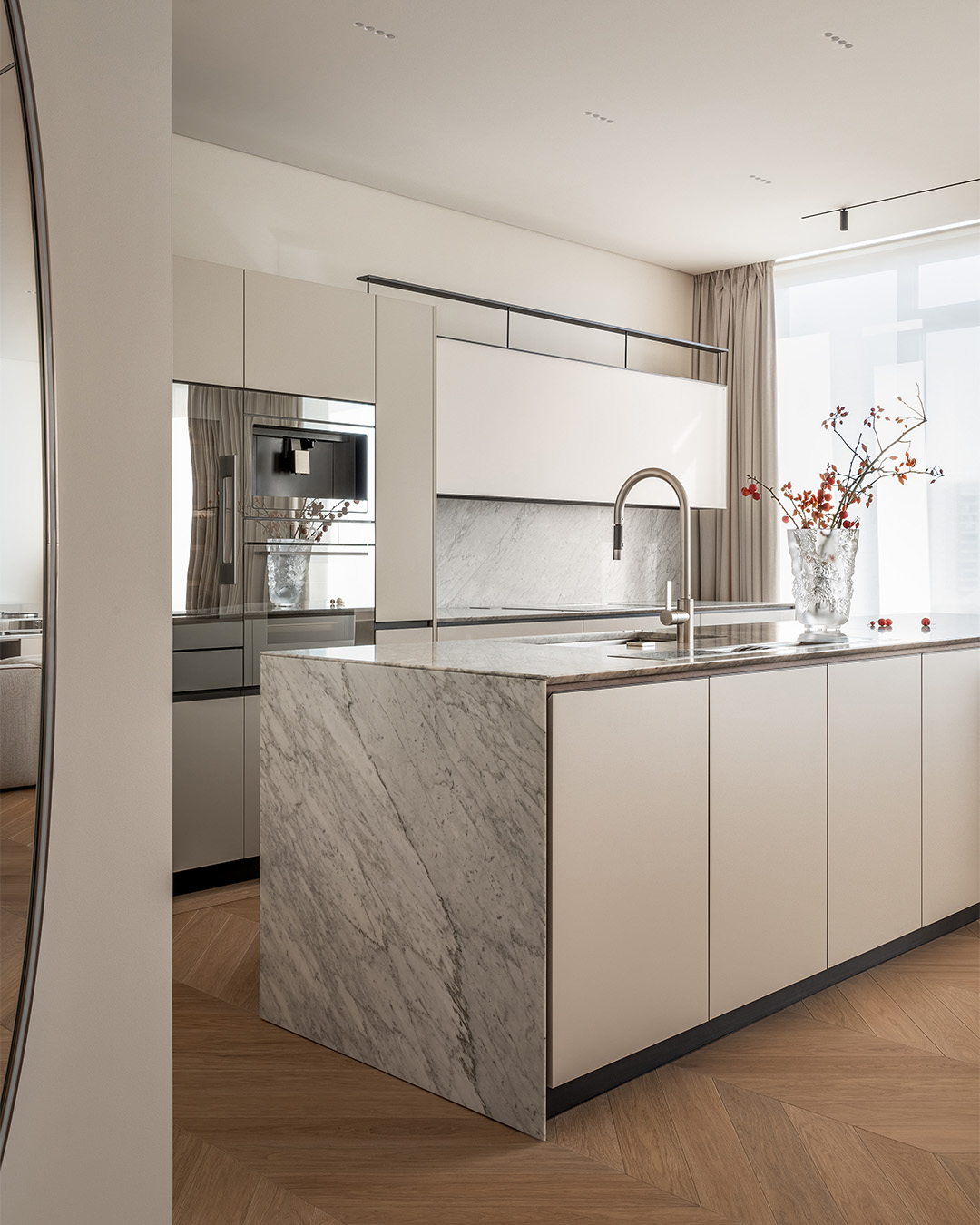 Sustainable design Sustainable design kitchen in luxury apartment