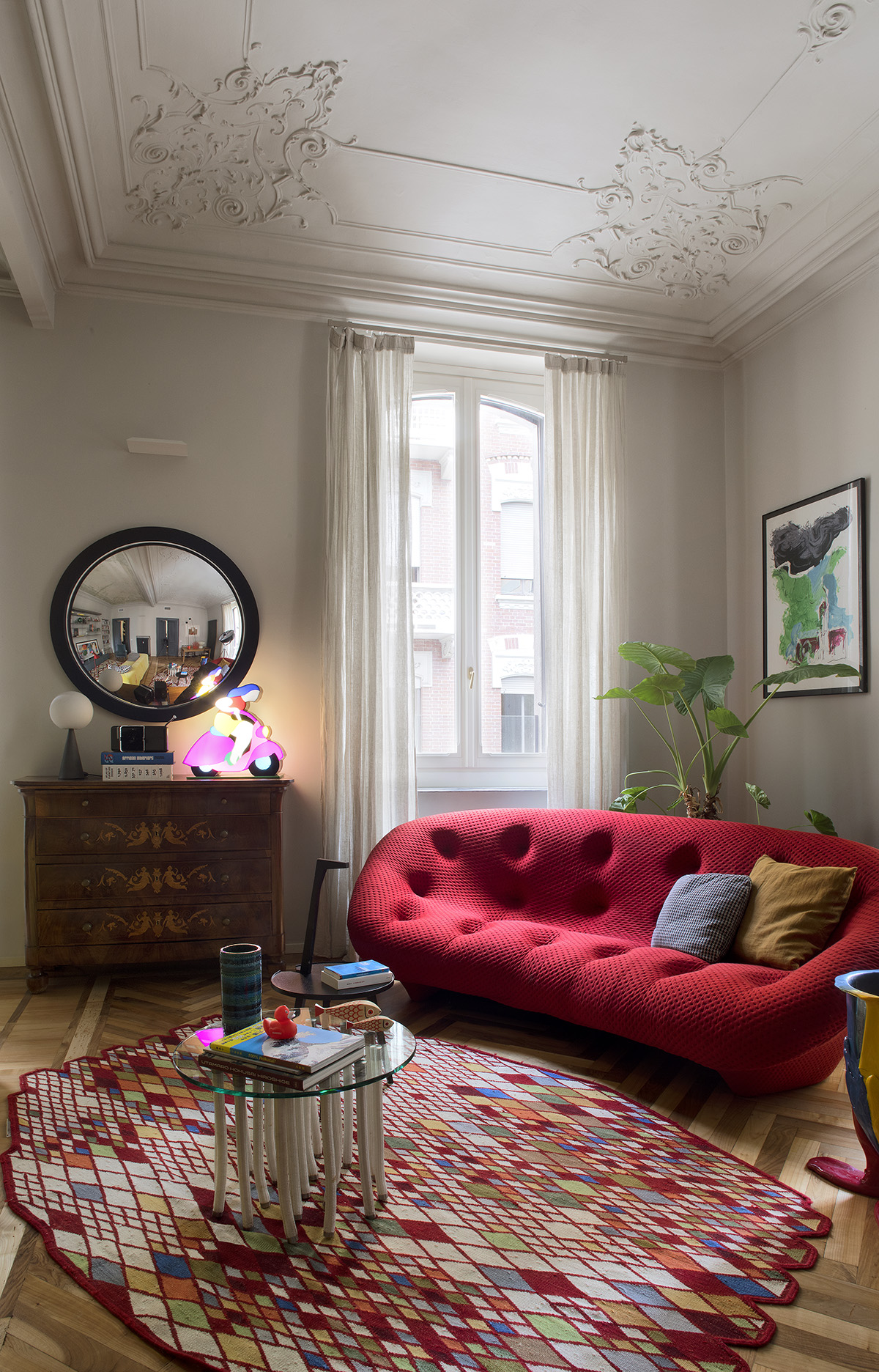 Una casa Liberty tra colore e spirito pop_Valcucine7