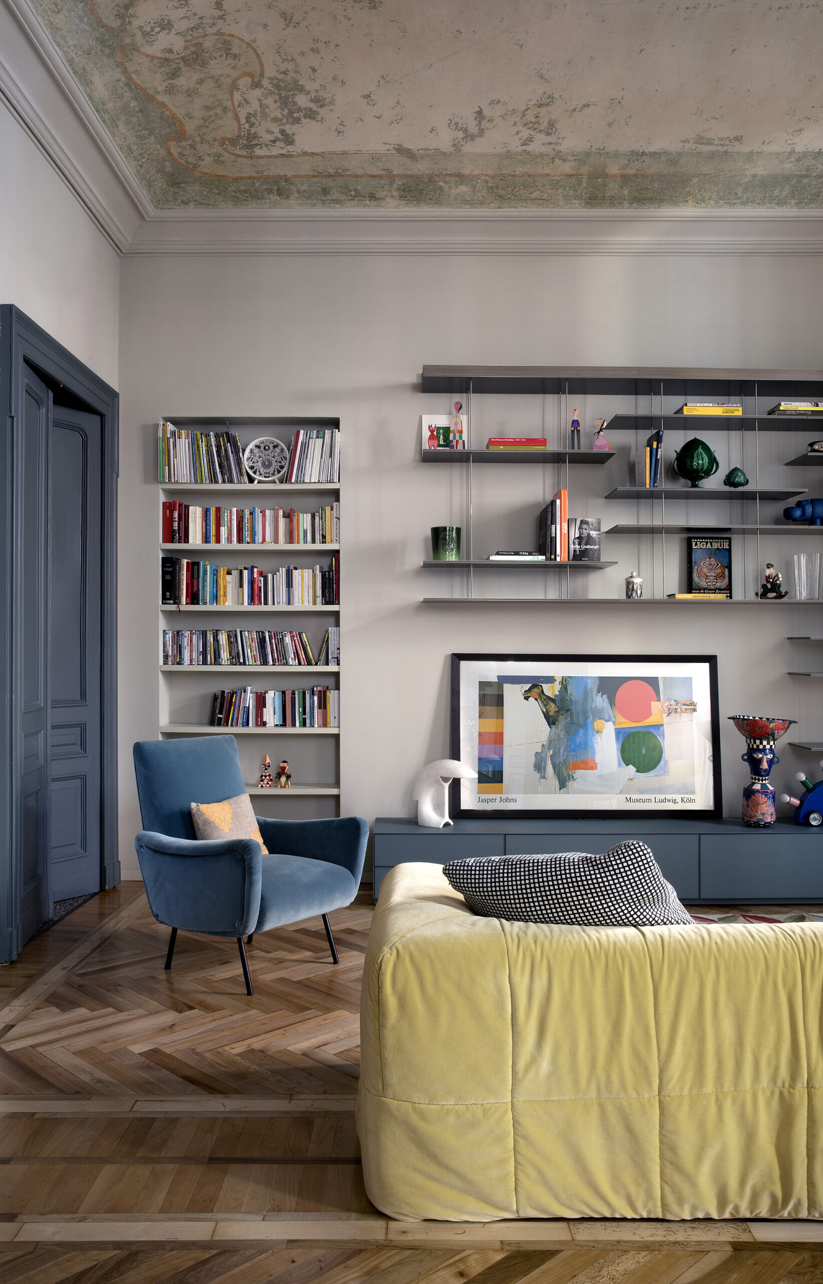 Una casa Liberty tra colore e spirito pop_Valcucine7