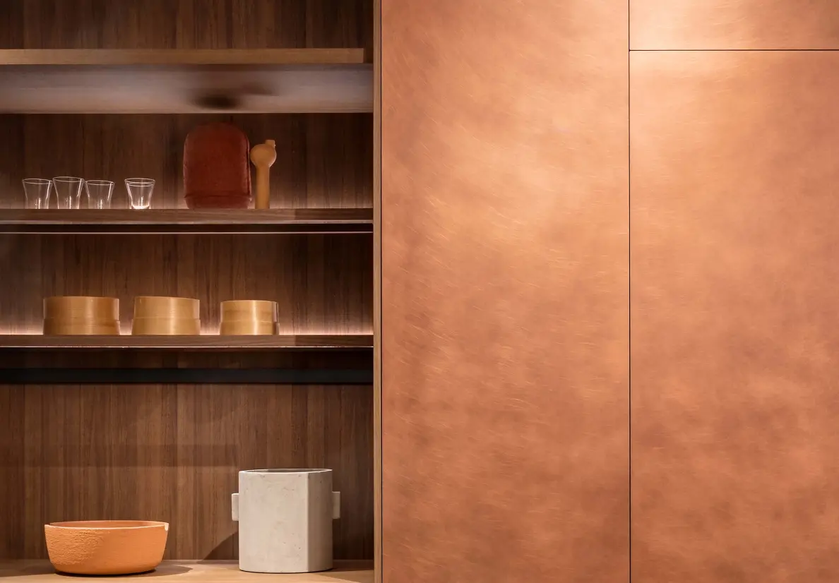 precious metal kitchen doors