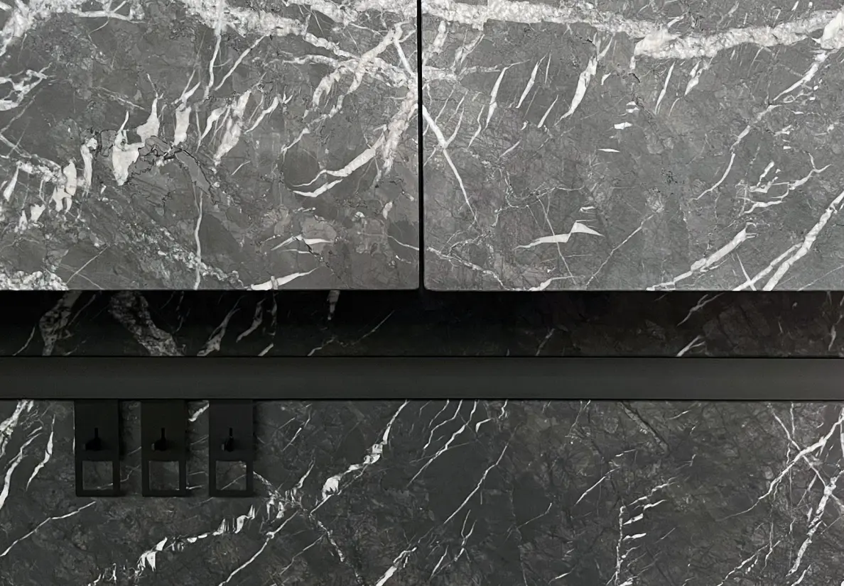 marble and stone kitchen doors