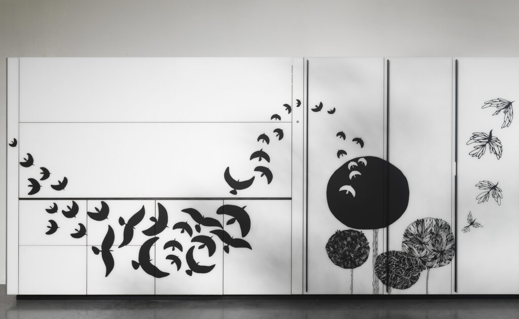 Valcucine Logica Celata glass kitchen